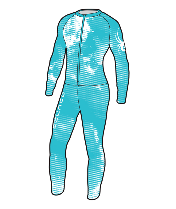 Rennanzug Spyder Nine Ninety Race Suit Barbados Blue - 2023/24