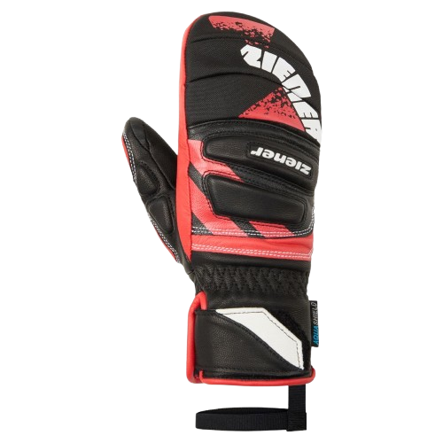 Gloves Ziener Lopaki-z As® Pr Mitten Glove Junior Unisex Black Red - 2025/26
