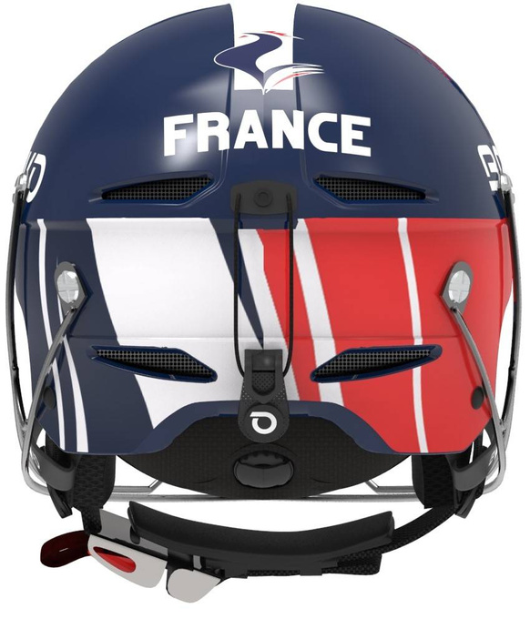 Helm Briko Slalom EPP France Shiny Tangaroa Blue/White - 2023/24