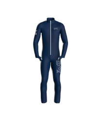 Race Suit Energiapura Globe Dark Blue Junior (insulated, light padded) - 2024/25