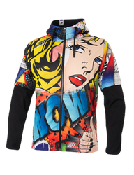 Bluse ENERGIAPURA SWEATSHIRT FULL ZIP WITH HOOD POP ART JUNIOR - 2021/22