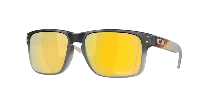 Sonnenbrille Oakley Holbrook Troy Lee Designs Black Fade Frame/Prizm 24K Polarized Lenses