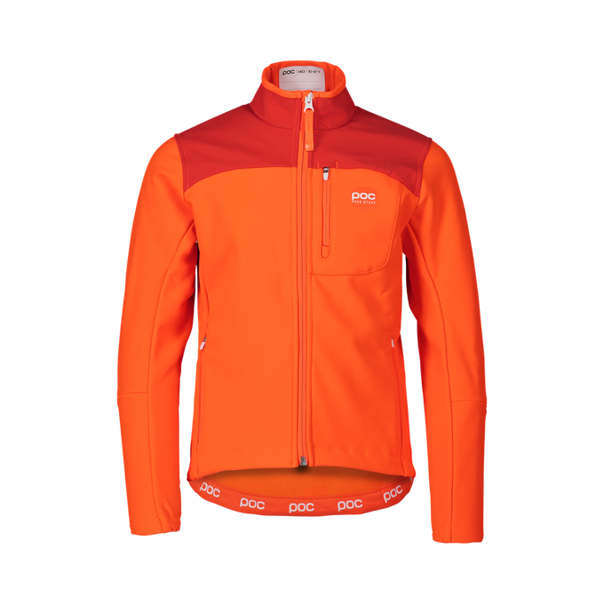 Softshell Poc Race Jacket Jr Fluorescent Orange - 2023/24