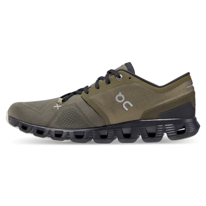 Men shoes On Running Cloud X 3 Olive/Reseda