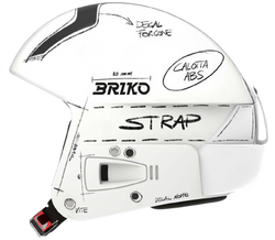 Helmet Briko Vulcano FIS 6.8 Graphik Matt/White Black - 2023/24