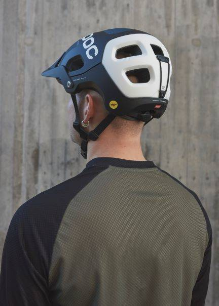 Bicycle helmet POC Tectal Race MIPS Uranium Black/Hydrogen White Matt 2025