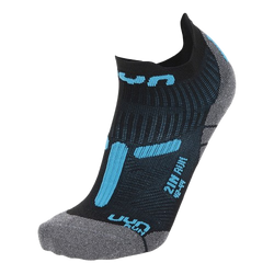 Outdoor Socks UYN Man Run 2IN Socks Black/Turquoise