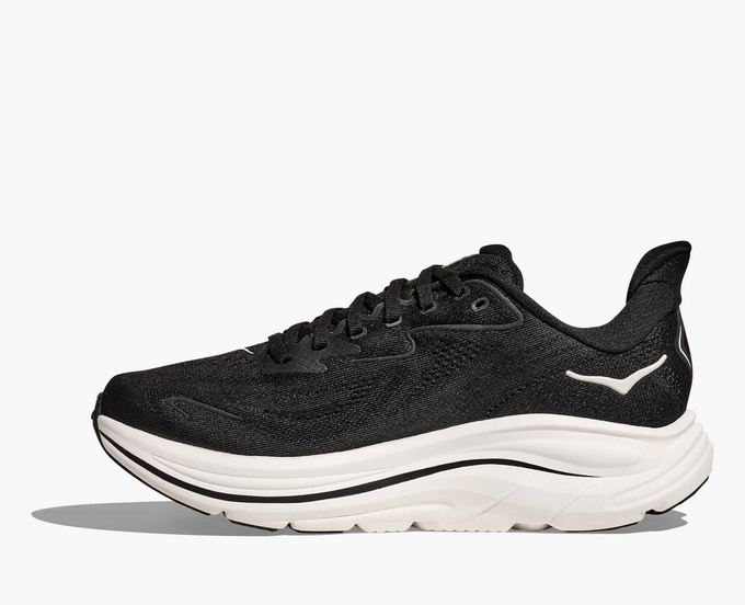Men shoes Hoka Clifton 10 Wide Black/White