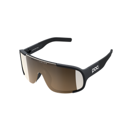 Sonnenbrille POC Aspire Mid Uranium Black/Brown Silver Mirror - 2024/25