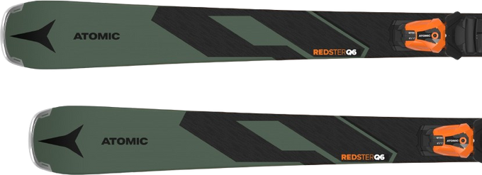 Ski Atomic Redster Q6 + MI 12 GW Black/Orange - 2024/25
