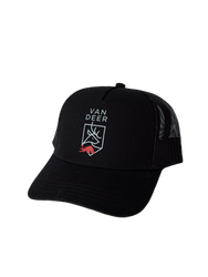 Kappe Van Deer Trucker Cap Black - 2024/25