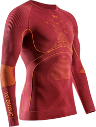 Thermounterwäsche X-bionic Energy Accumulator 4.0 Shirt LG SL Men Dune Red/Orange - 2024/25