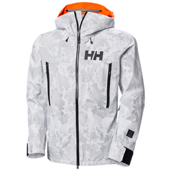 Ski jacket Helly Hansen Sogn Shell 2.0 Jacket Grey Fog Snow Camo Aop - 2024/25