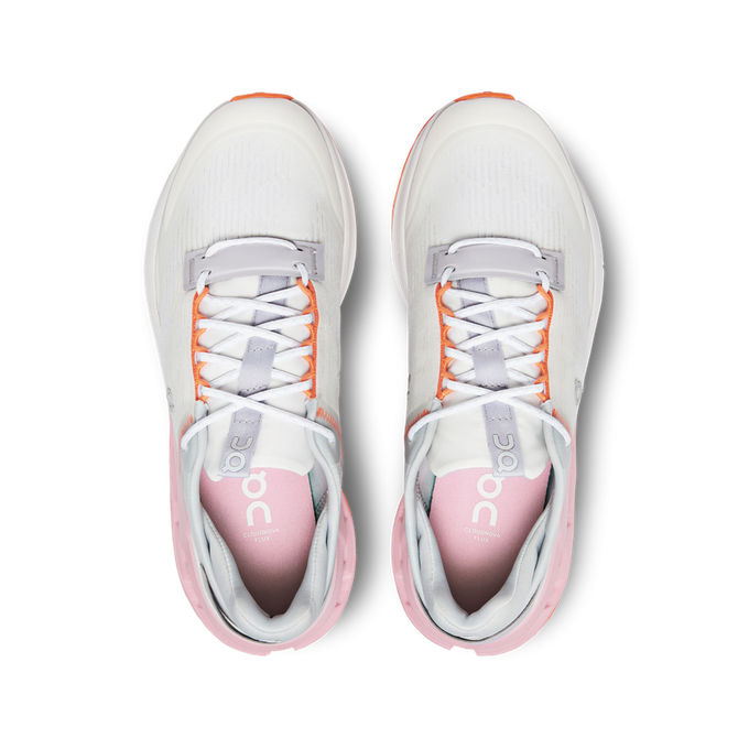 Damen Schuhe On Running Cloudnova Flux Undyed White/Zephyr