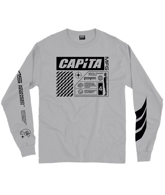 Long Sleeve Shirt Capita Mental Long Sleeve Tee Light Grey - 2024/25