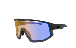 Sonnenbrille BLIZ Fusion Nano Nordic Light Matt Black/Coral Orange Blue