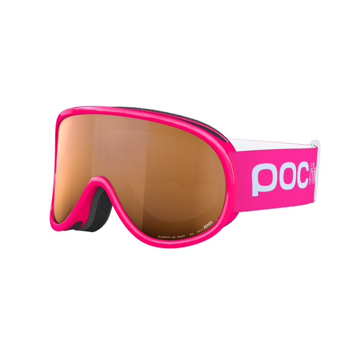 Brille POC Pocito Retina Fluorescent Pink/Partly Sunny Light Orange - 2025/26