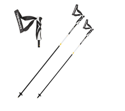 Poles Gabel Carbon Cross Black/White CC Matt - 2025/26
