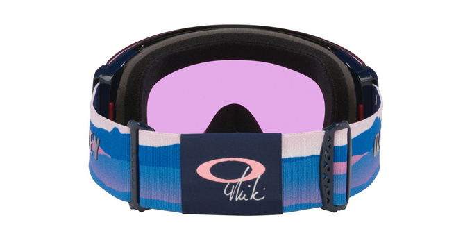 Brille Oakley Flight Deck Pro M Mikaela Shiffrin Sig/Prizm Snow Iced Iridium + Additional lens Prizm Snow Sapphire Iridium - 2025/26