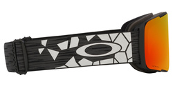 Brille Oakley Line Miner Pro L Black Reinforce/Prizm Snow Torch Iridium + Additional lens Prizm Snow Iced Iridium - 2025/26