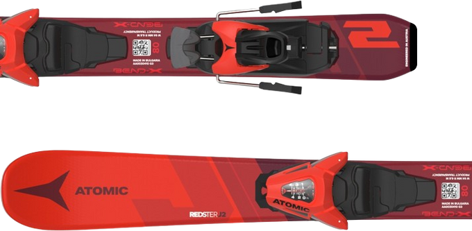 Skis Atomic Redster J2 70-90 + C 5 GW Red/Black - 2024/25