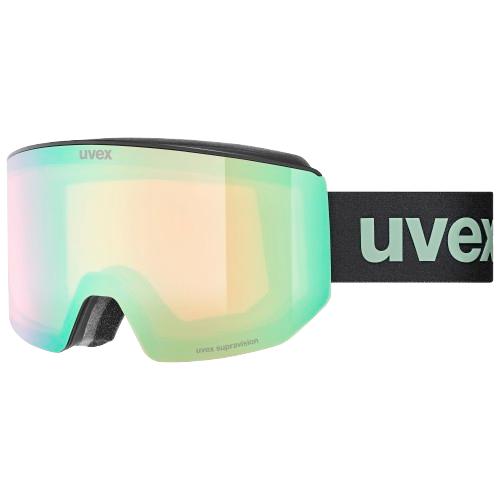 Goggles Uvex lace ATTRACT FM Black Matt/Mirror Opal + spare lens - 2025/26