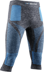 Thermal underwear X-bionic Energy Accumulator 4.0 Melange Pants 3/4 Men Dark Grey Melange/blue - 2023/24