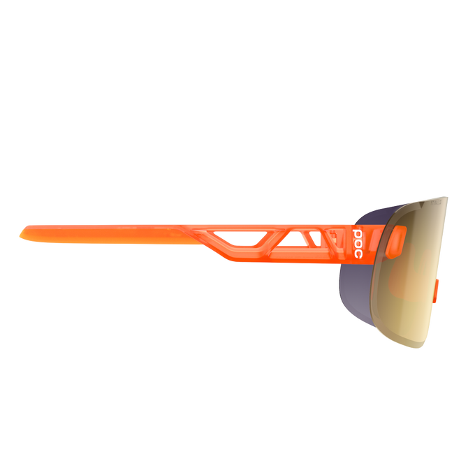 Sonnenbrille POC Elicit Fluorescent Orange Translucent - 2024/25