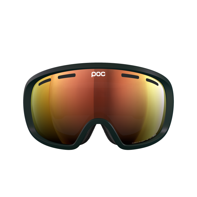 Ski goggles POC Fovea Pargasite Green/Partly Sunny Orange - 2025/26