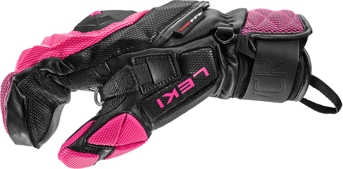 Gloves LEKI WCR Venom SL 3D Mitt Pink - 2025/26