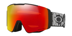 Brille Oakley Line Miner Pro L Black Reinforce/Prizm Snow Torch Iridium + Additional lens Prizm Snow Iced Iridium - 2025/26