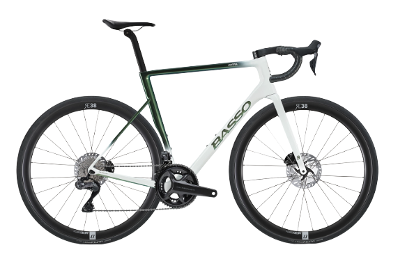 Straßenrennrad Basso Astra 105 Di2 Pop Green/Microtech RE38 - 2023