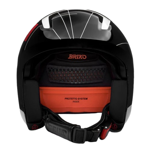 Helm Briko Volcano 2.0 Graphik Italia Mips Shiny Black/White - 2025/26
