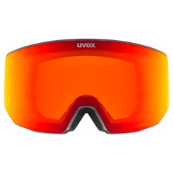 Goggles Uvex lace ATTRACT FM Black Matt/Mirror Red + spare lens - 2025/26