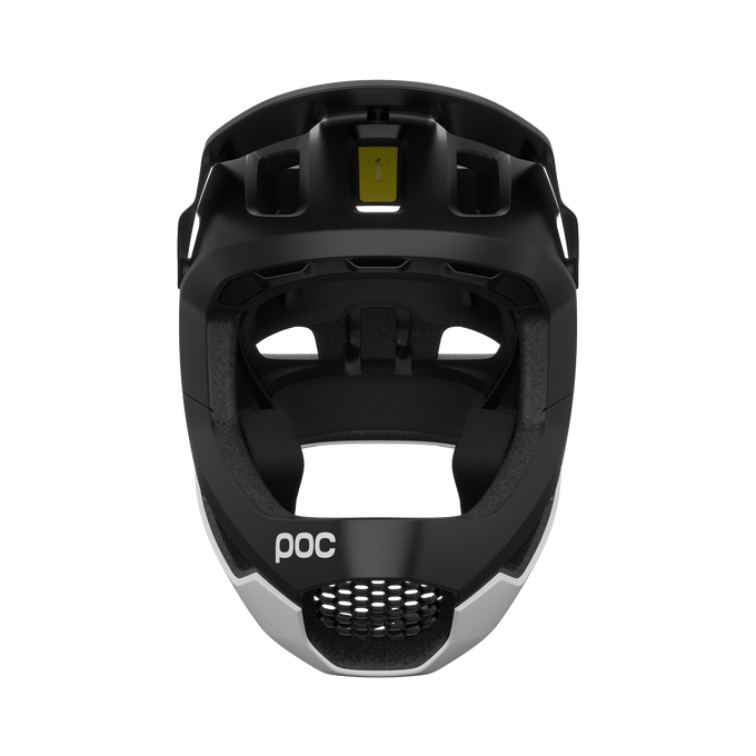 Bicycle helmet POC Otocon Race MIPS Uranium Black/Hydrogen White Matt 2025