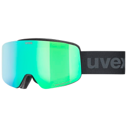 Goggles Uvex PWDR FM Black Matt/Mirror Green - 2025/26