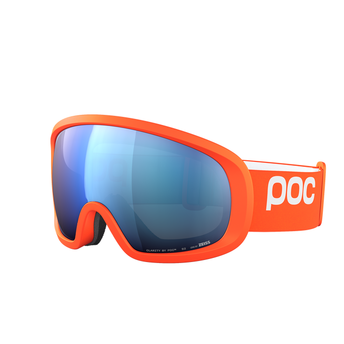 Ski goggles POC Fovea Mid Zink Orange/Partly Sunny Blue - 2025/26