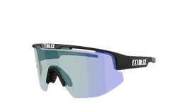 Sonnenbrille BLIZ Matrix Nano Photochromic Matt Black/Brown Blue