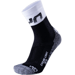 Radsocken UYN Man Cycling Light Socks Black/White