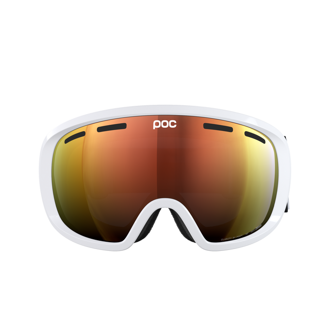 Goggles POC Fovea Blixten White/Partly Sunny Orange - 2025/26