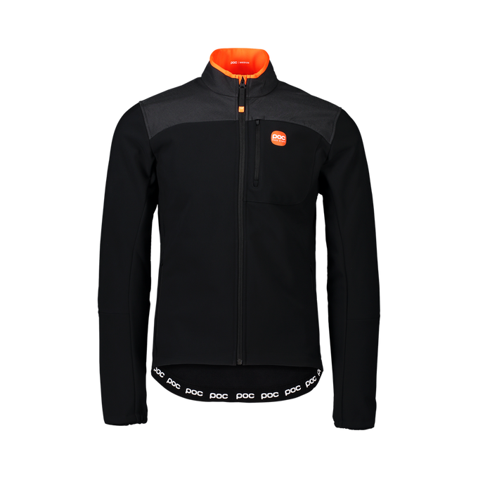 Softshell POC Race Jacket Uranium Black - 2024/25