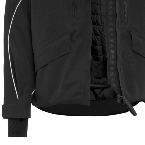 Ski jacket Kappa 6CENTO 602FP ITA Black - 2025/26