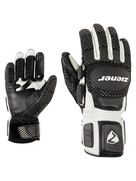 Gloves Ziener Gatos PR Glove Race Black  - 2024/25