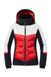 Skijacke Descente Iriss Super White/Electric Red - 2025/26