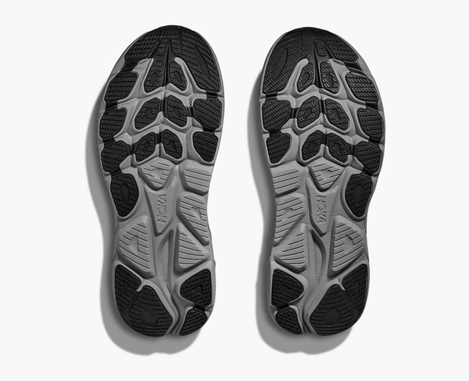 Man Schuhe Hoka Clifton 10 Black/Galactic Grey