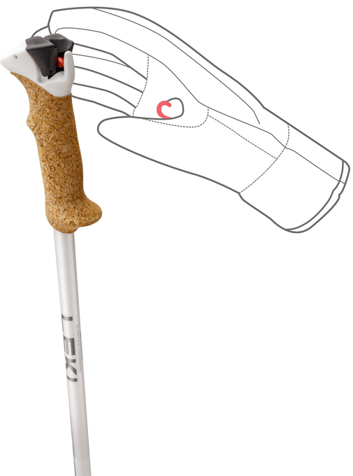Poles LEKI Stella S White - 2025/26