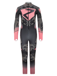 Racesuit Ziener RCE Racesuit Black Foggy Print Pink Vanilla - 2024/25