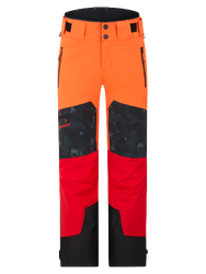 Ski pants Ziener Tewes Full-Zip Junior Teamwear Red Orange Pop - 2024/25