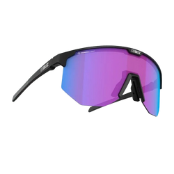 Sonnenbrille BLIZ Hero Small Matt Black/Violet Blue - 2024