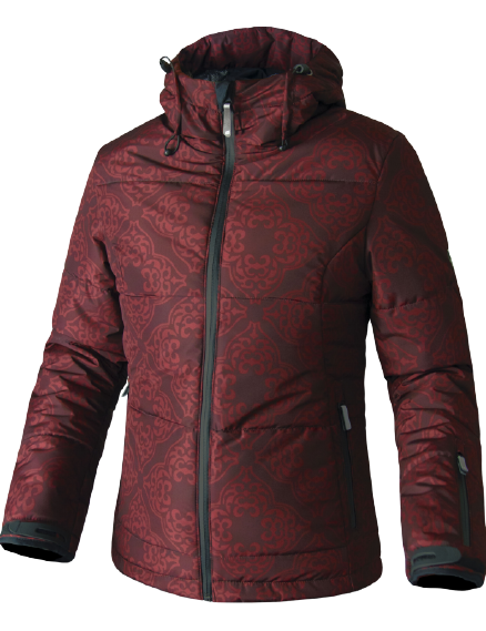 Ski jacket ENERGIAPURA Vez Damasco Bordeaux Lady 